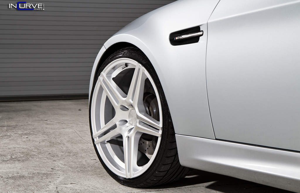 Incurve Wheels IC-S5 Silver on BMW M3 E90